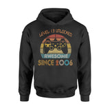 13th Birthday Gamer Gift Level 13 Unlocked Awesome Since 2006 13 Years Old - Standard Hoodie